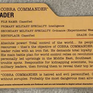 Cobra Commander & Flight Pod