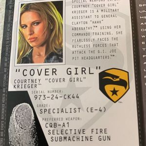 Courtney "Cover Girl" Krieger