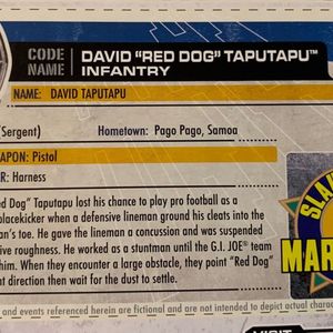 David "Red Dog" Taputapu