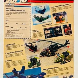 G.I.Joe Action Figure and Vehicle Catalogue 1984