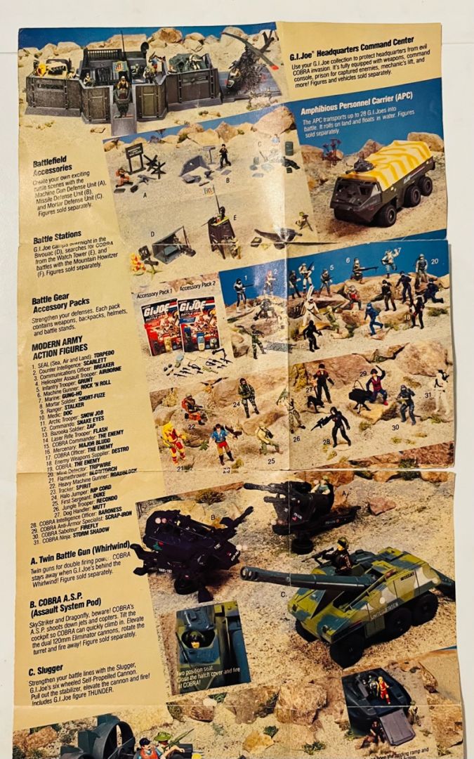 G.I.Joe Action Figure and Vehicle Catalogue 1984 - Image 5