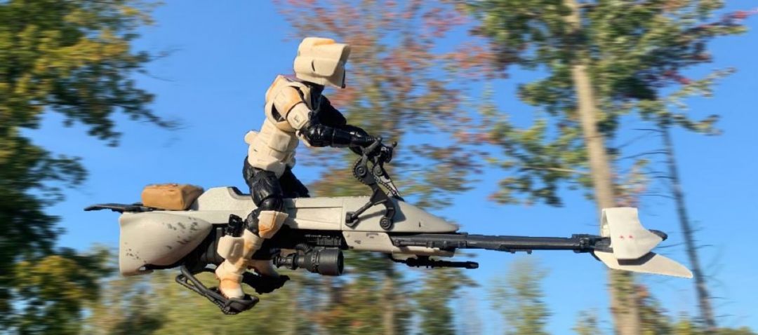 Speeder Bike, Scout Trooper & Grogu - Image 2