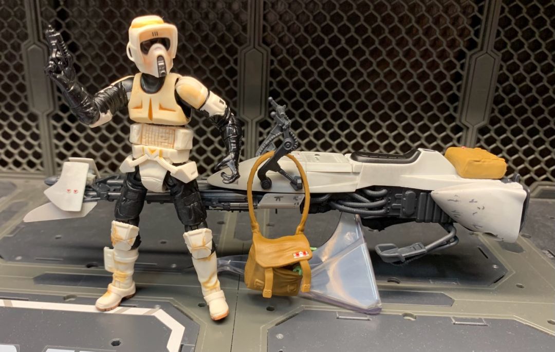 Speeder Bike, Scout Trooper & Grogu - Image 3