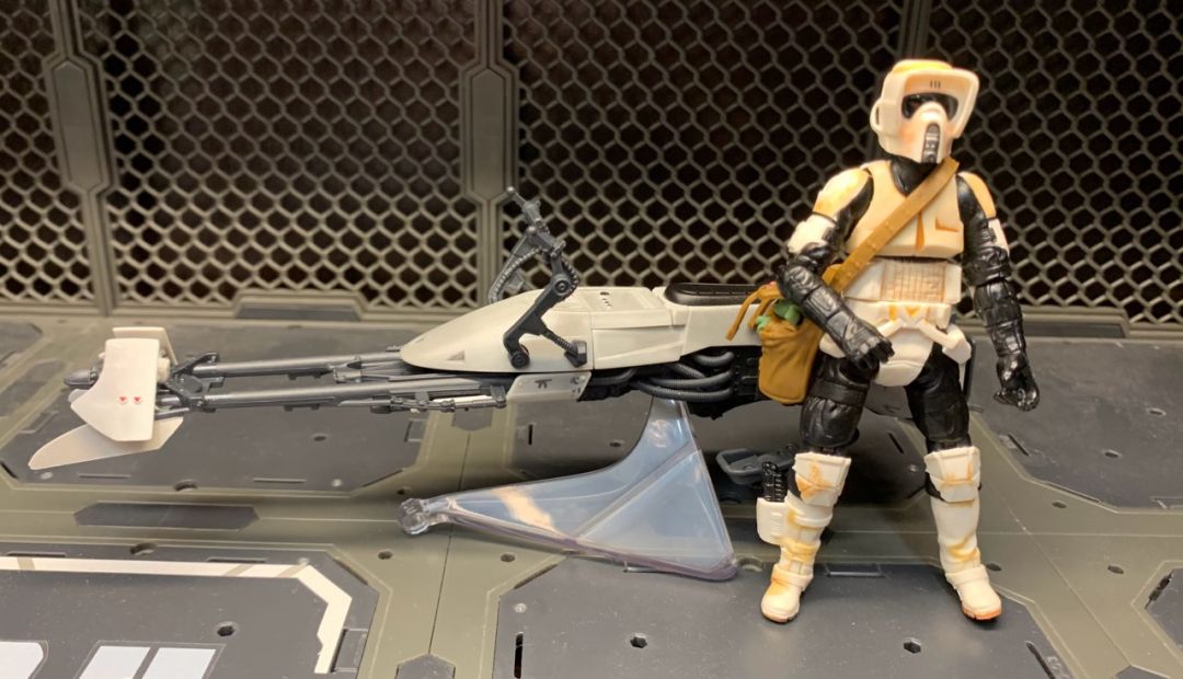 Speeder Bike, Scout Trooper & Grogu - Image 4