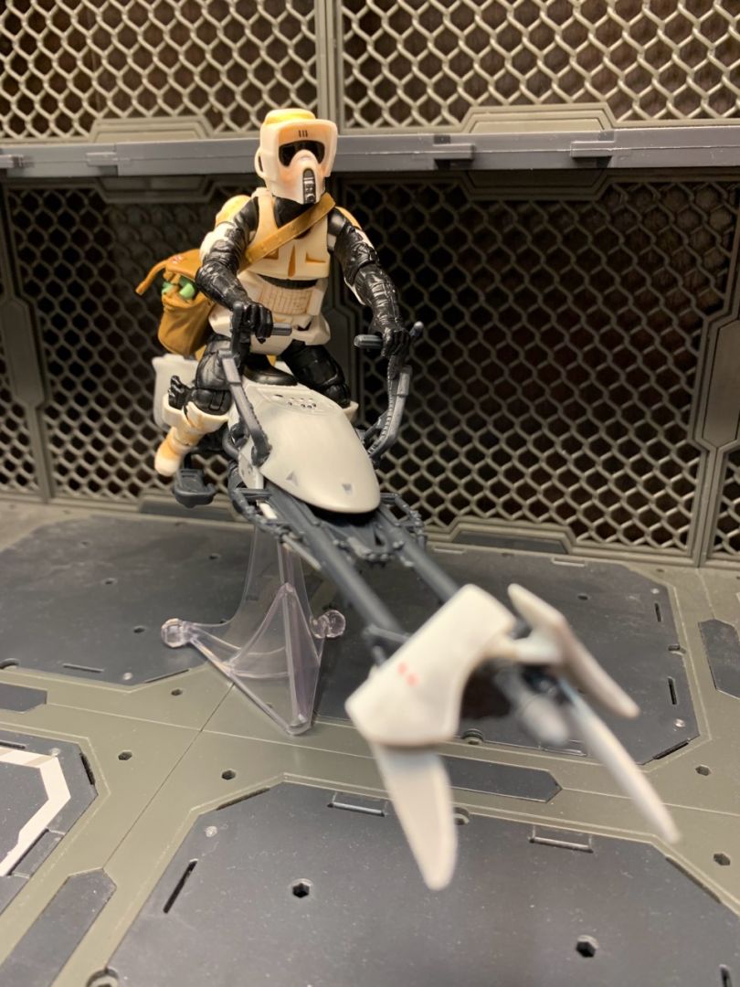 Speeder Bike, Scout Trooper & Grogu - Image 5