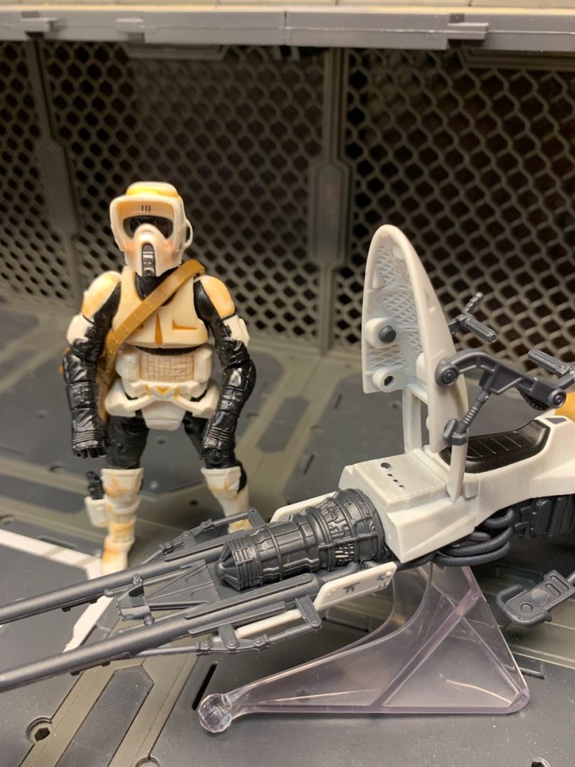 Speeder Bike, Scout Trooper & Grogu - Image 7