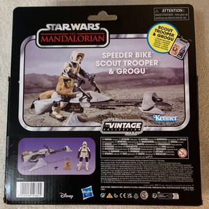 Speeder Bike, Scout Trooper & Grogu