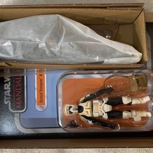 Speeder Bike, Scout Trooper & Grogu
