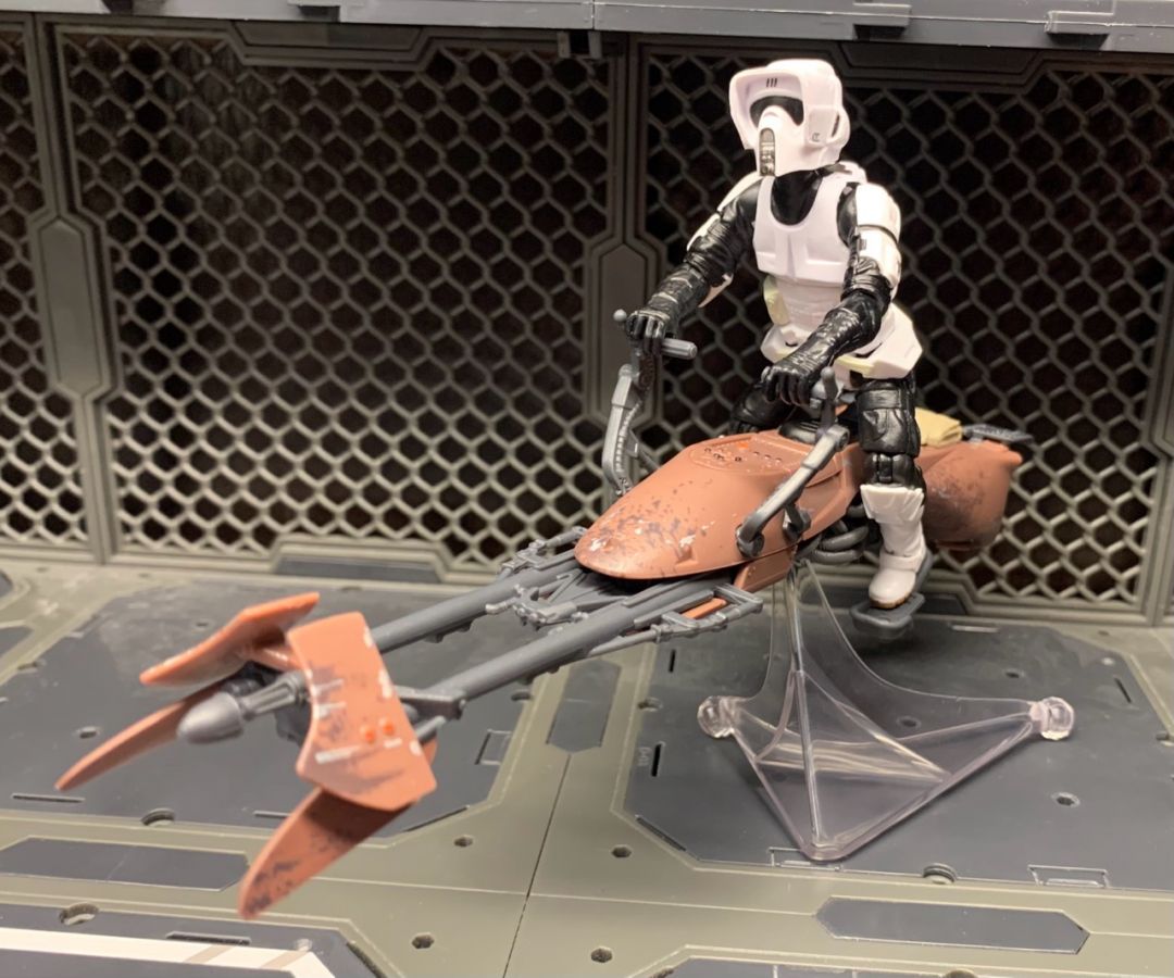 Speeder Bike & Scout Trooper  - Image 1