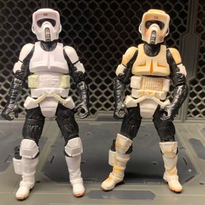 Speeder Bike, Scout Trooper & Grogu