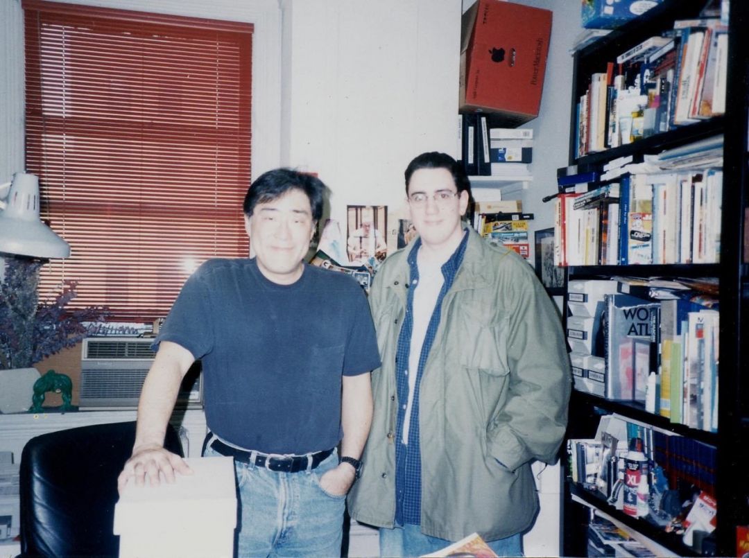 1999, With Larry At His Manhattan Office - Image 1
