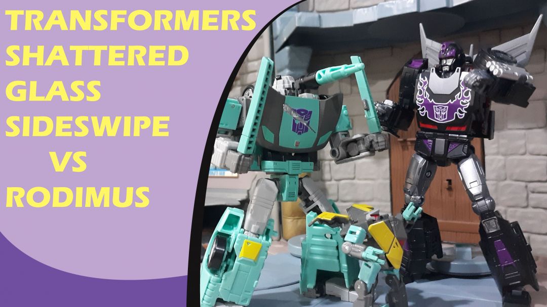 Shattered Glass Sideswipe VS Rodimus Review - Image 1