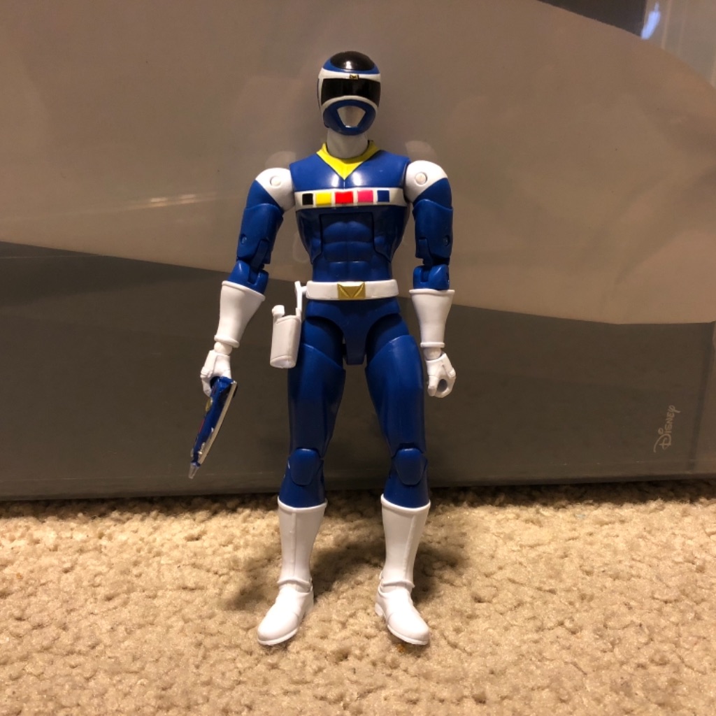 Power Rangers in Space Blue Ranger Legacy Figure - Image 1