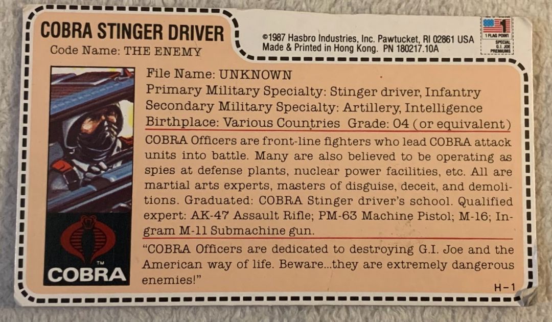 Cobra Stinger Driver & Cobra Night Attack 4-WD Stinger - Image 5