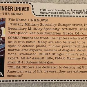 Cobra Stinger Driver & Cobra Night Attack 4-WD Stinger