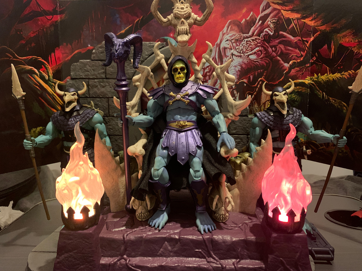 Skeletor on his Bone Throne - Image 3