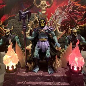 Skeletor on his Bone Throne