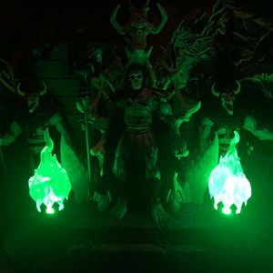 Skeletor on his Bone Throne