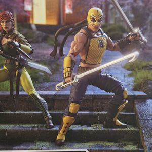 G.I Joe Classified Ninja Force Scarlett and T'Jbang
