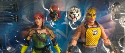 G.I Joe Classified Ninja Force Scarlett and T'Jbang - Image 1