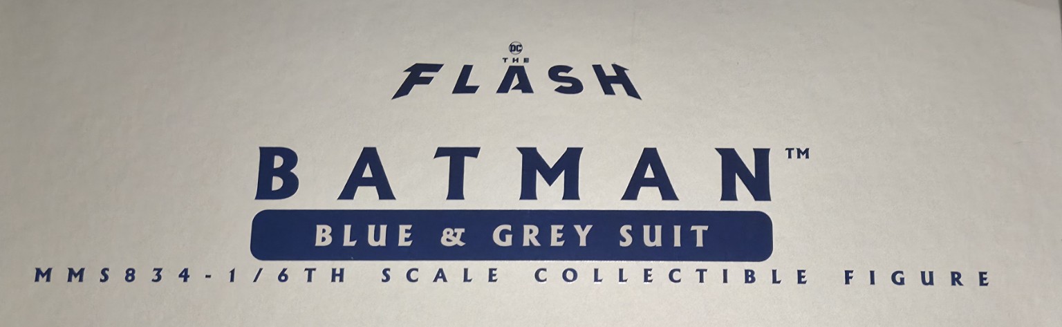 Hot Toys MMS834 The Flash Batman (Blue & Grey Suit) 1/6th Scale Collectible Figure  - Image 2