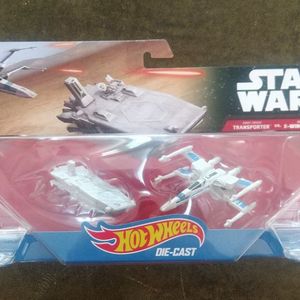 Star Wars Hot Wheels diecast Transporter / x-wing