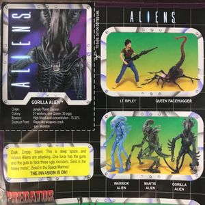 Gorilla Alien with Face Hugger