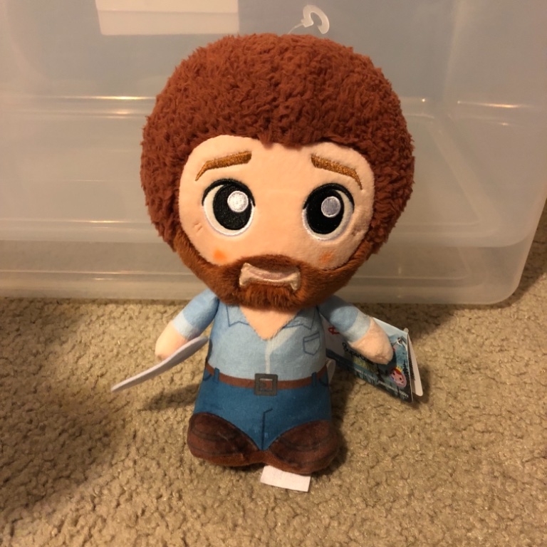 bob ross stuffed toy