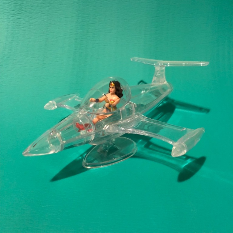 Invisible Jet with Mini Retro Wonder Woman - Image 1