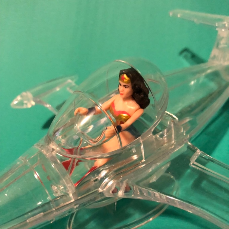 Invisible Jet with Mini Retro Wonder Woman - Image 2