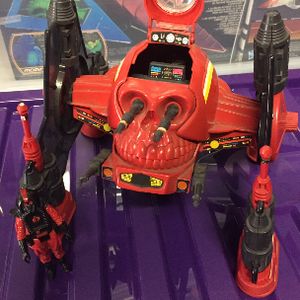 Loose Action Force Red Shadows Roboskull w/ Red Wolf