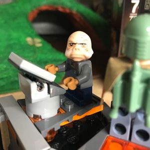 Carbon-Freezing Chamber with Boba Fett, Ugnaught, Han Solo and Han Solo in Carbonite