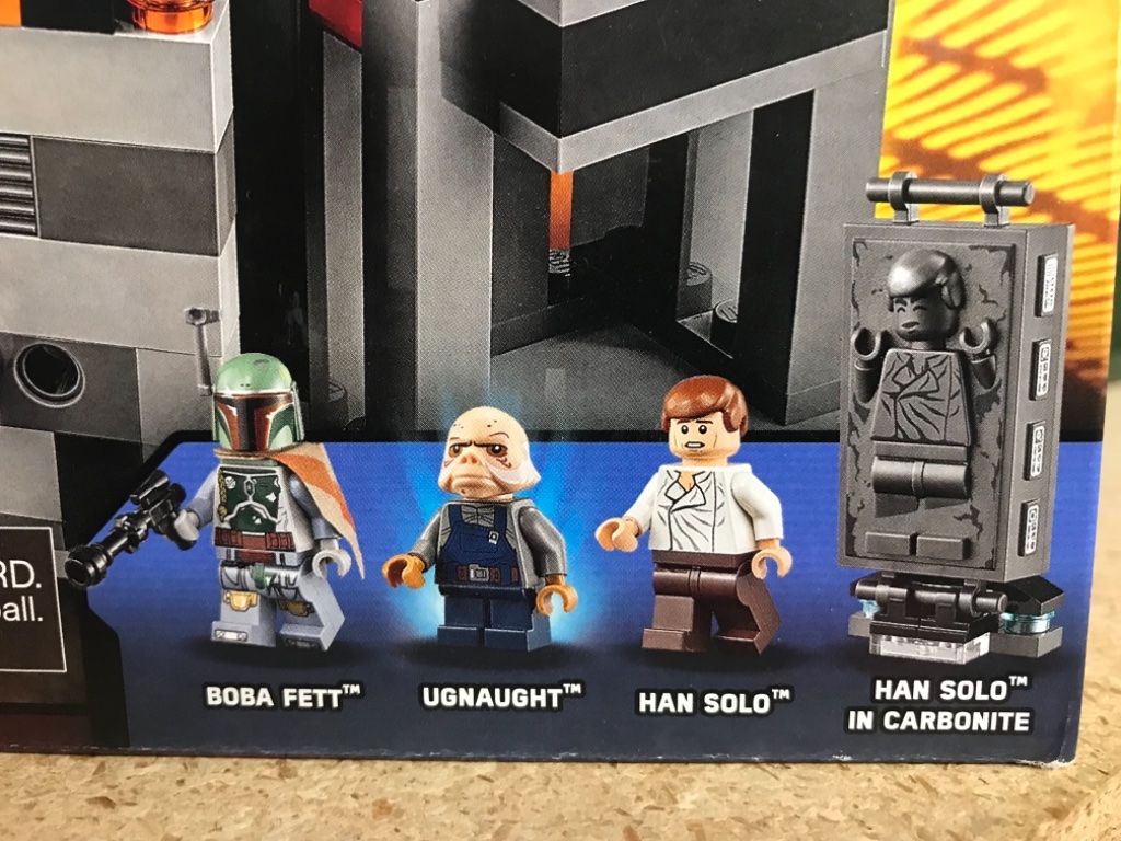 Carbon Freezing Chamber with Boba Fett Ugnaught Han Solo and Han Solo in Carbonite