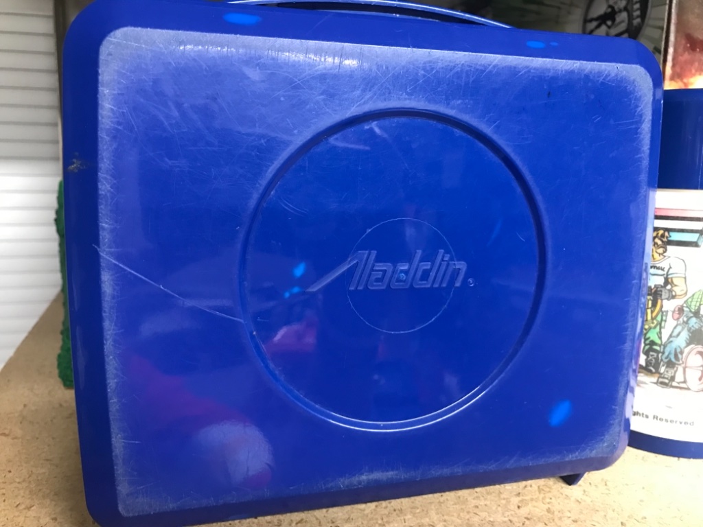 GIJoe ARAH 1986 Blue Lunchbox with two Thermos Flasks - Image 10