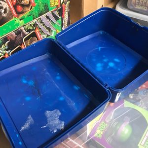 GIJoe ARAH 1986 Blue Lunchbox with Thermos Flask