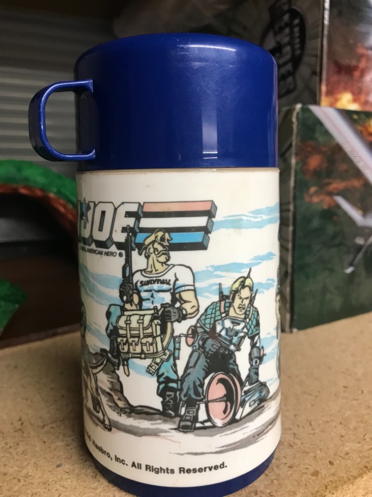 GIJoe ARAH 1986 Blue Lunchbox with Thermos Flask - Image 6