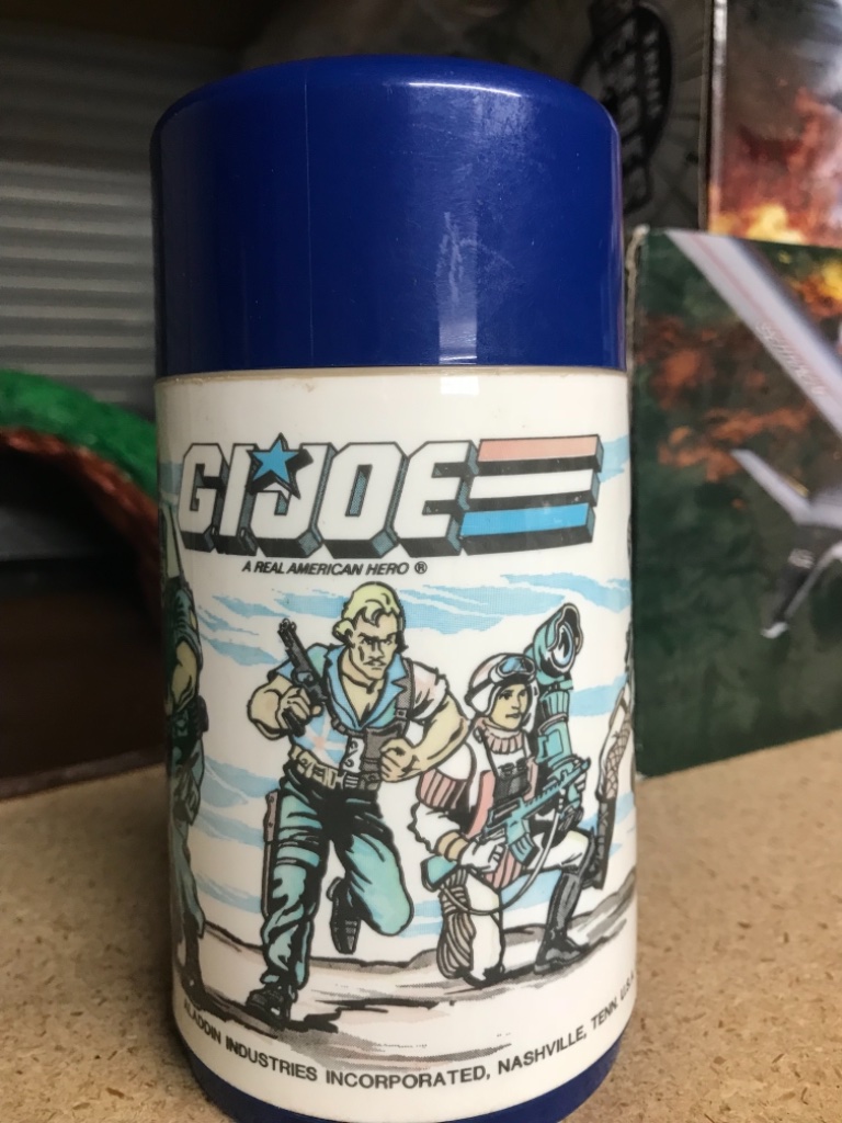 GIJoe ARAH 1986 Blue Lunchbox with Thermos Flask - Image 7