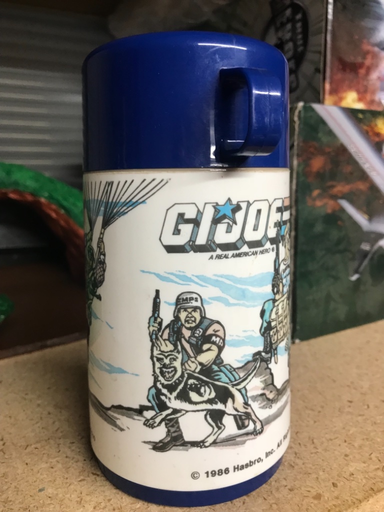 GIJoe ARAH 1986 Blue Lunchbox with Thermos Flask - Image 8