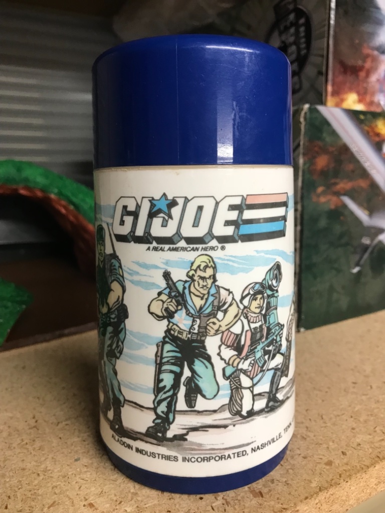 GIJoe ARAH 1986 Blue Lunchbox with Thermos Flask - Image 2