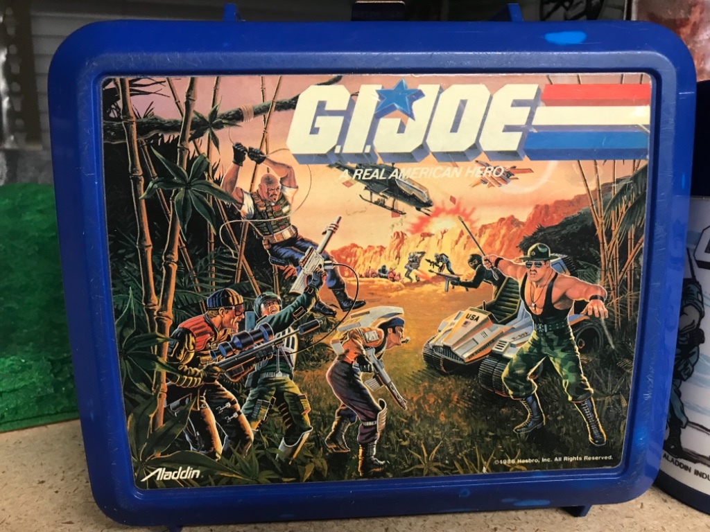 GIJoe ARAH 1986 Blue Lunchbox with Thermos Flask - Image 4