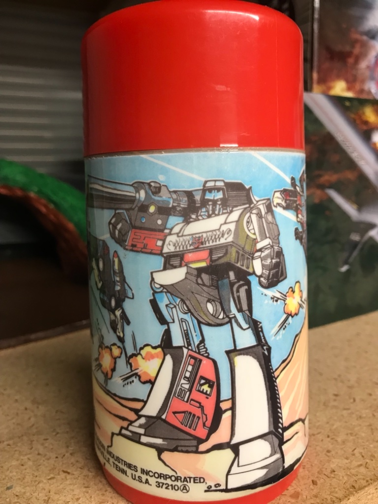Transformers 1984 Red Lunchbox with Thermos Flask - Image 5