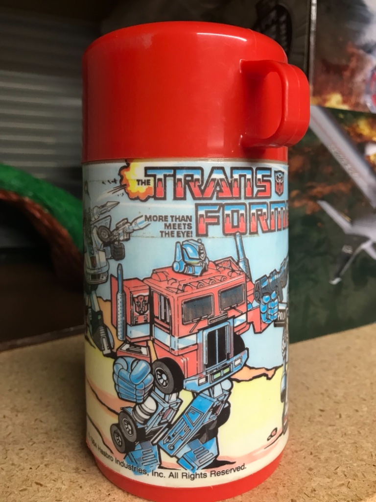 Transformers 1984 Red Lunchbox with Thermos Flask - Image 6
