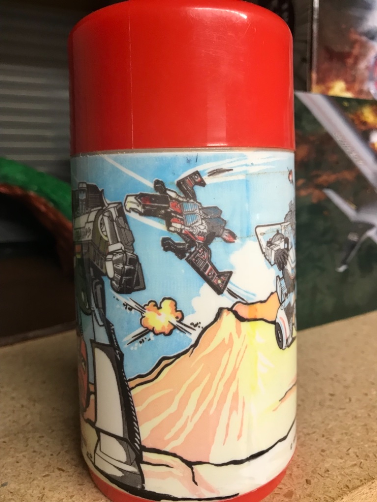 Transformers 1984 Red Lunchbox with Thermos Flask - Image 3