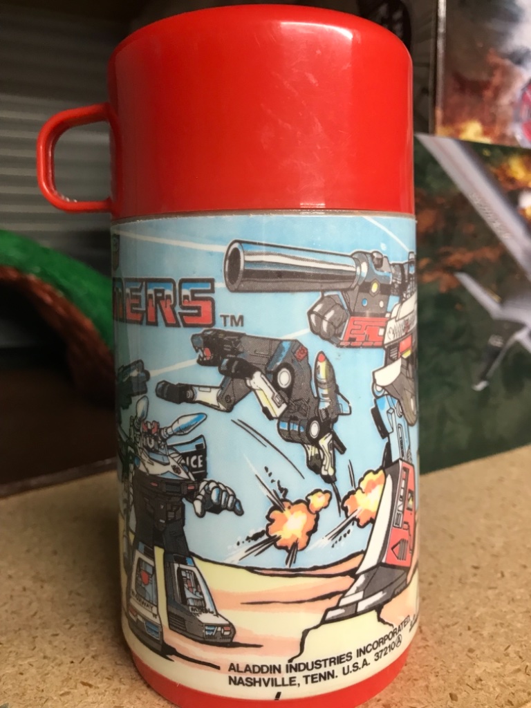 Transformers 1984 Red Lunchbox with Thermos Flask - Image 2