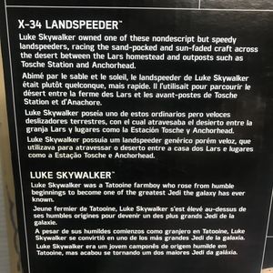 X-34 Landspeeder with Luke Skywalker
