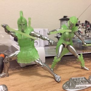 Boss Fight Studio Vitruvian H.A.C.K.S. Chrome Blanks and Glow in the Dark Accessory Set