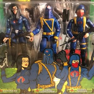 Baroness, Cobra Commander and Cobra Trooper Comic Pack