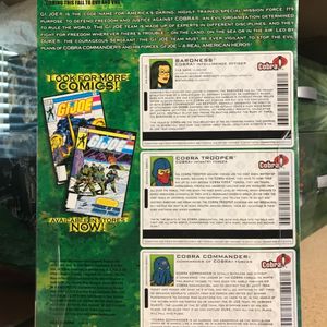 Baroness, Cobra Commander and Cobra Trooper Comic Pack
