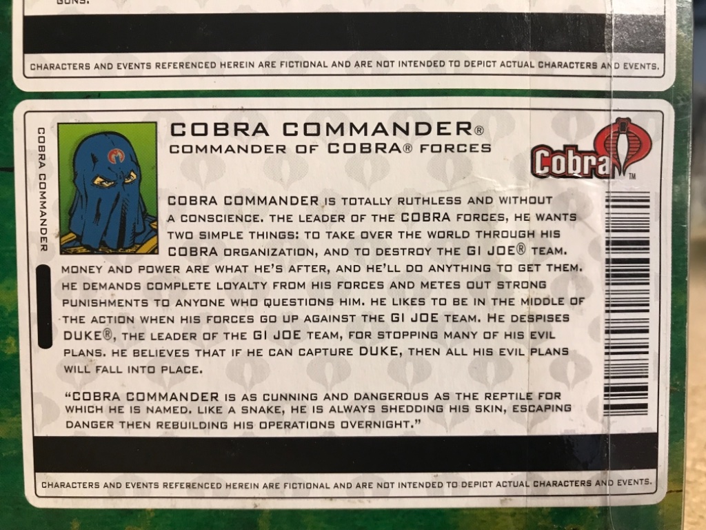 Baroness, Cobra Commander and Cobra Trooper Comic Pack - Image 5