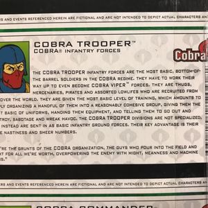 Baroness, Cobra Commander and Cobra Trooper Comic Pack